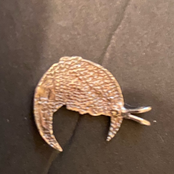 Sterling silver moon pendant - Picture 2 of 2